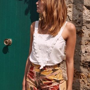 Sezane Lace Cato Tank